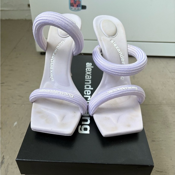 Alexander Wang Lavender Strappy Heels - Picture 2 of 7
